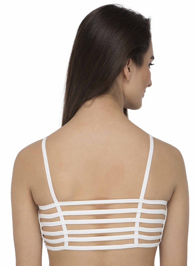 PRIZO Women Full Coverage Removable Padding Camisole Bra - Image 3
